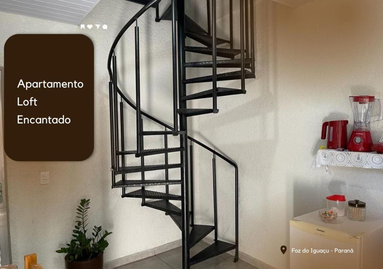 Apartamento Loft Encantador Com Patio Apartment Фос ду Игуасу Екстериор снимка